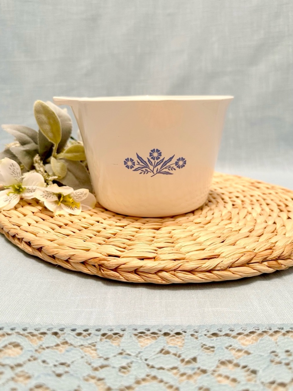 ✨💙 Vintage Corning Ware Blue Cornflower 
1-Quart Sauce Maker P-55-B - Picture 2 of 10